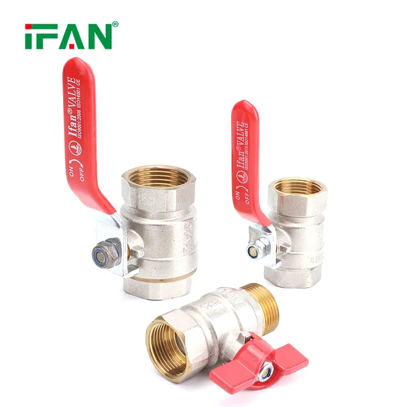 BSP závitový mosazný kulový ventil